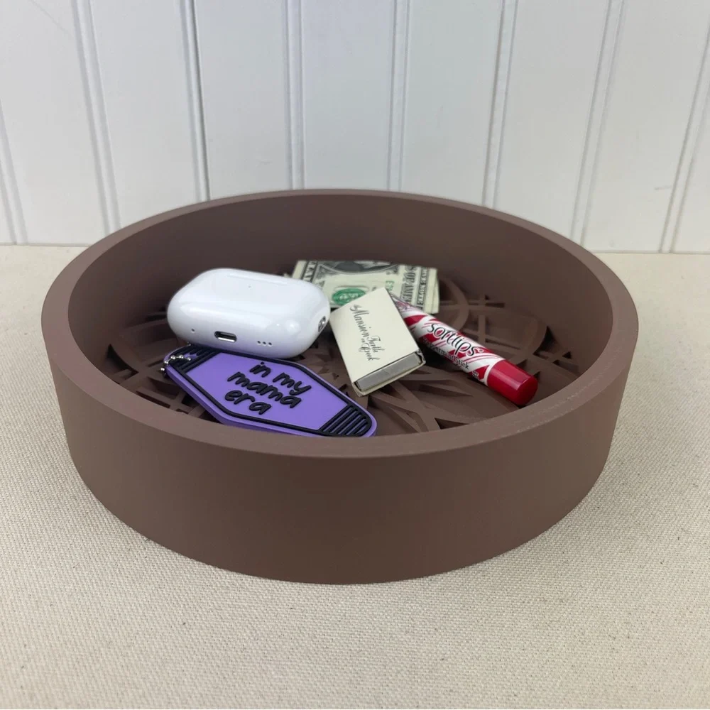 Floral Design Catch All Tray, The Kovi Catch-All Tray with Bottom